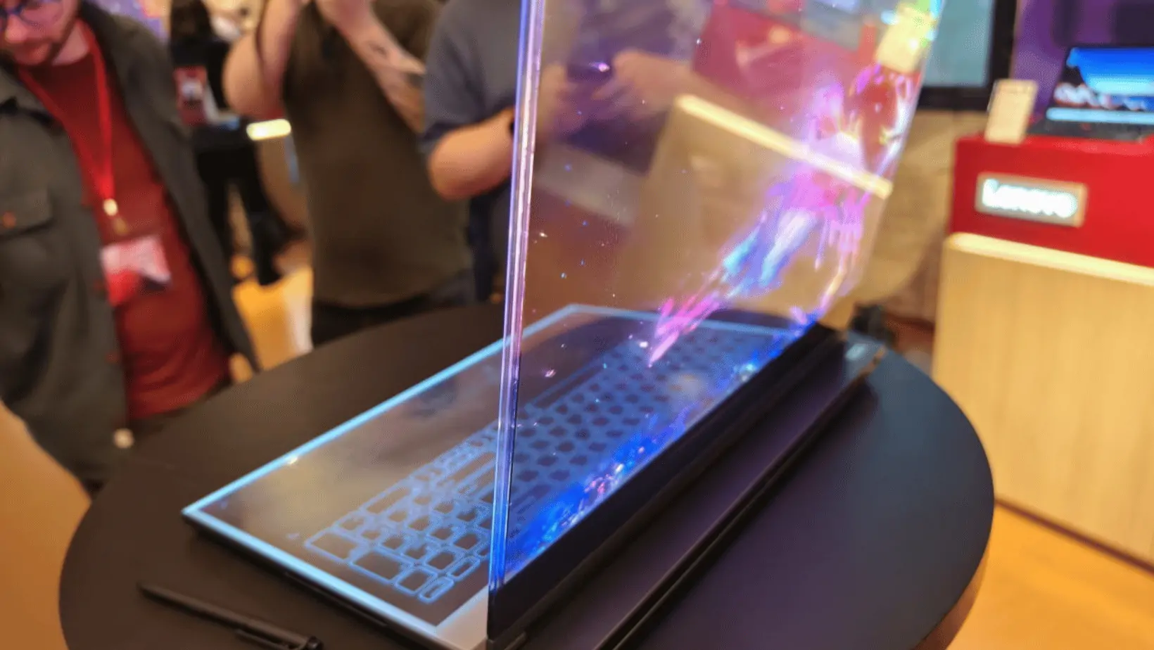 Lenovo Unveils Futuristic Transparent Laptop Concept at Mobile World Congress